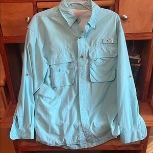 Columbia Men's Sky Blue Shirt Jacket